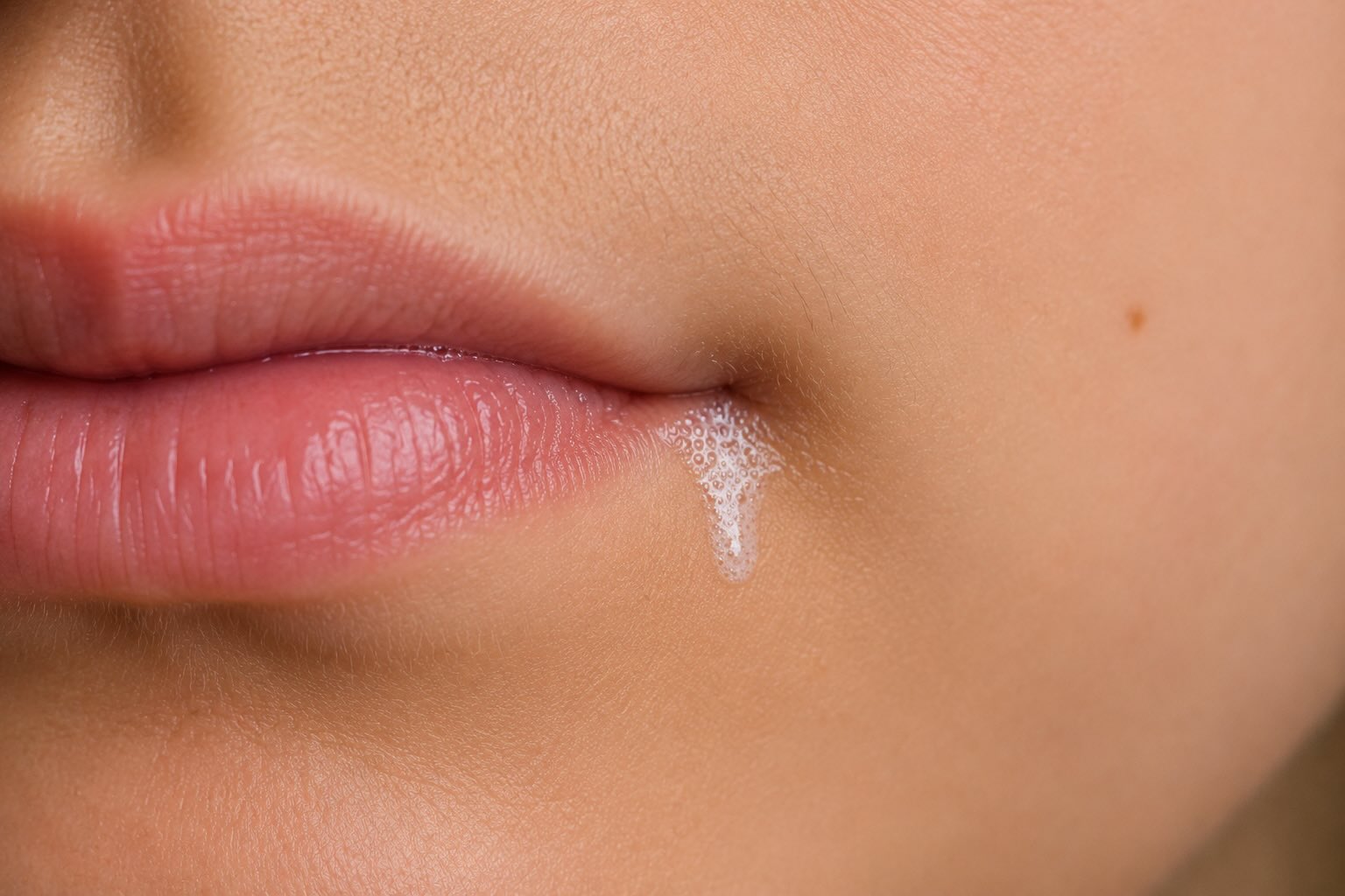 saliva blanca comisura labios